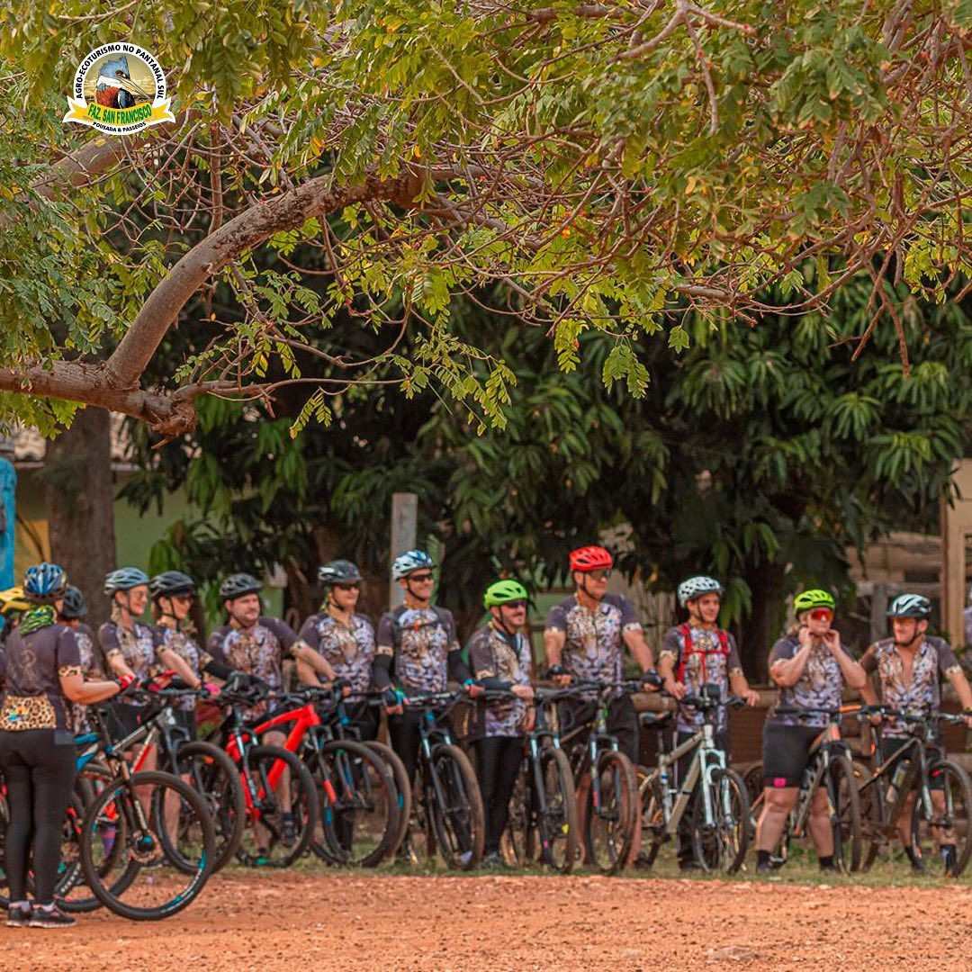 Fazenda Recebe Grupo De Ciclistas Fazenda San Francisco